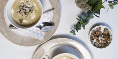 Kremowa Zupa Z Pieczonego Czosnku