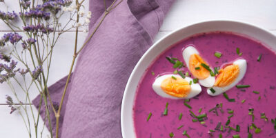 Kremowy Chłodnik z Botwinki