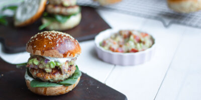 Meksykańskie Fit Burgery z Indykiem i Guacamole