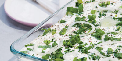 Gzik - Twaróg z Cebulą, Czosnkiem, Świeżymi Ziołami i Ziemniakami