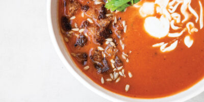 Krem z Pieczonych Czerwonych Warzyw