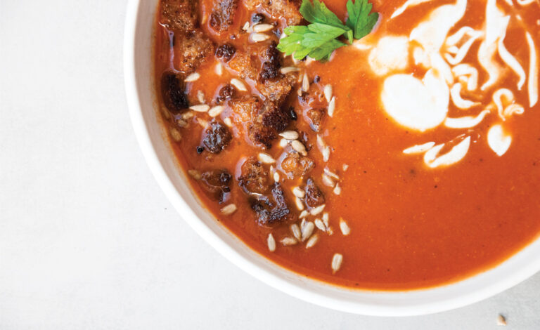 Krem z Pieczonych Czerwonych Warzyw