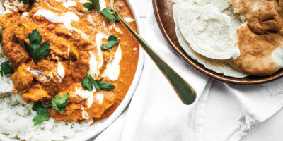 Kurczak w sosie śmietanowo pomidorowym