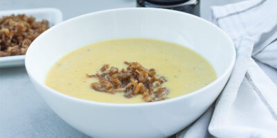 zupa-krem-z-pora-z-mięsem-z-indyka-i-śmietaną