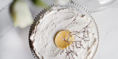 delikatny sernik cytrynowy z mascarpone