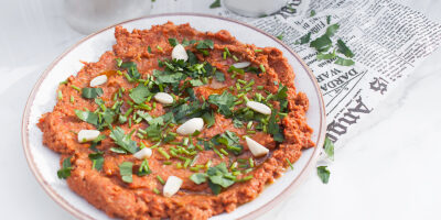 muhammara czyli weganski dip z papryki
