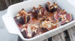 figi z kozim serem, miodem i migdałami