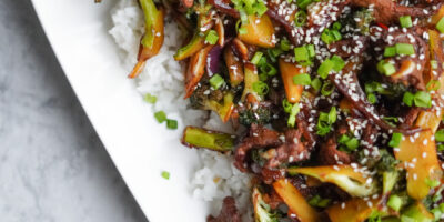 wołowina z brokułami w stylu azjatyckim