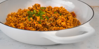 pilaw z kaszy bulgur z pomidorami