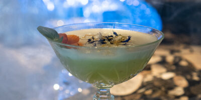 rum i bazylia sour drink