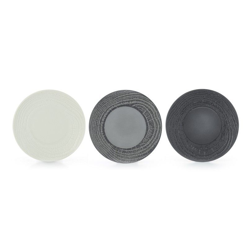 GRAFITOWY PŁASKI TALERZ ARBORESCENCE REVOL - obrazek 4