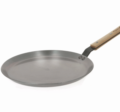 najlepsza na rynku patelnia do naleśników stalowa De Bayer