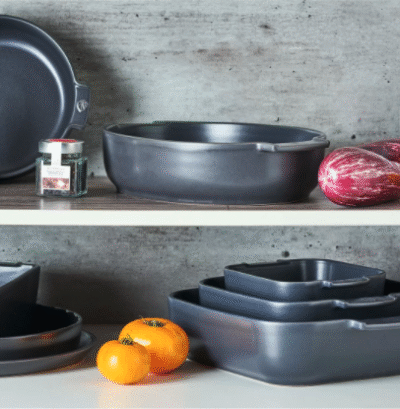 piękne owalne naczynie do zapiekania marki Peugeot