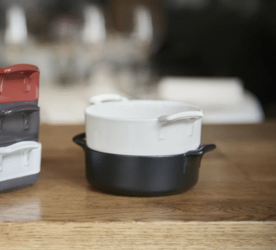 płaski garnek do zapiekania revol