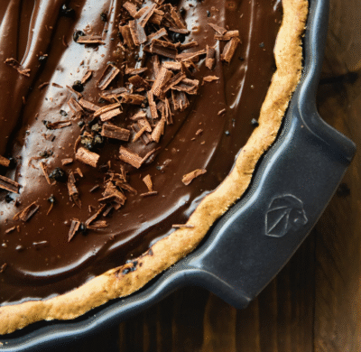 naczynie okrągłe ceramiczne szare do tarty