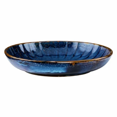 GRANATOWY GŁĘBOKI TALERZ PORCELANOWY VERLO DEEP BLUE 26 cm