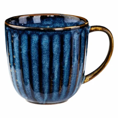 KOBALTOWY KUBEK PORCELANOWY DEEP BLUE 350 ml