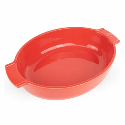OWALNE CZERWONE NACZYNIE DO ZAPIEKANIA PEUGEOT 31cm