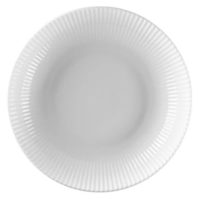 GŁĘBOKI RYFLOWANY PORCELANOWY TALERZ RAK SPECTRA 27cm