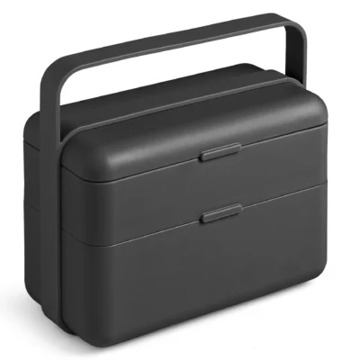 DUŻE CZARNE PUDEŁKO ŚNIADANIOWE BLIM BAULETTO LUNCHBOX