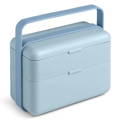 DUŻE BŁĘKITNE PUDEŁKO ŚNIADANIOWE BLIM BAULETTO LUNCHBOX