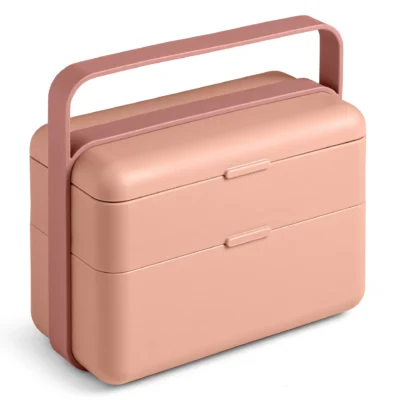 DUŻE RÓŻOWE PUDEŁKO ŚNIADANIOWE BLIM BAULETTO LUNCHBOX