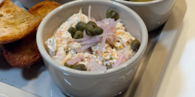 rilettes z łososia czyli francuskie smarowidło do chleba