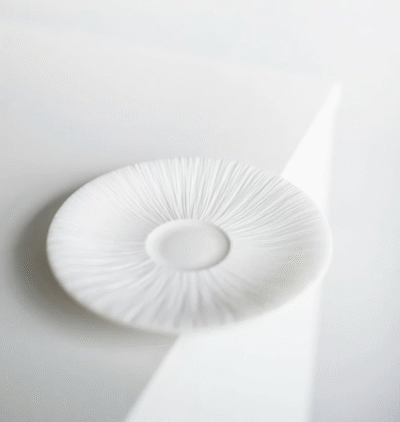 spodek do filiżanki do espresso porcelanowej