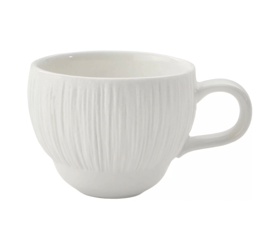 biała porcelanowa filiżanka do espresso