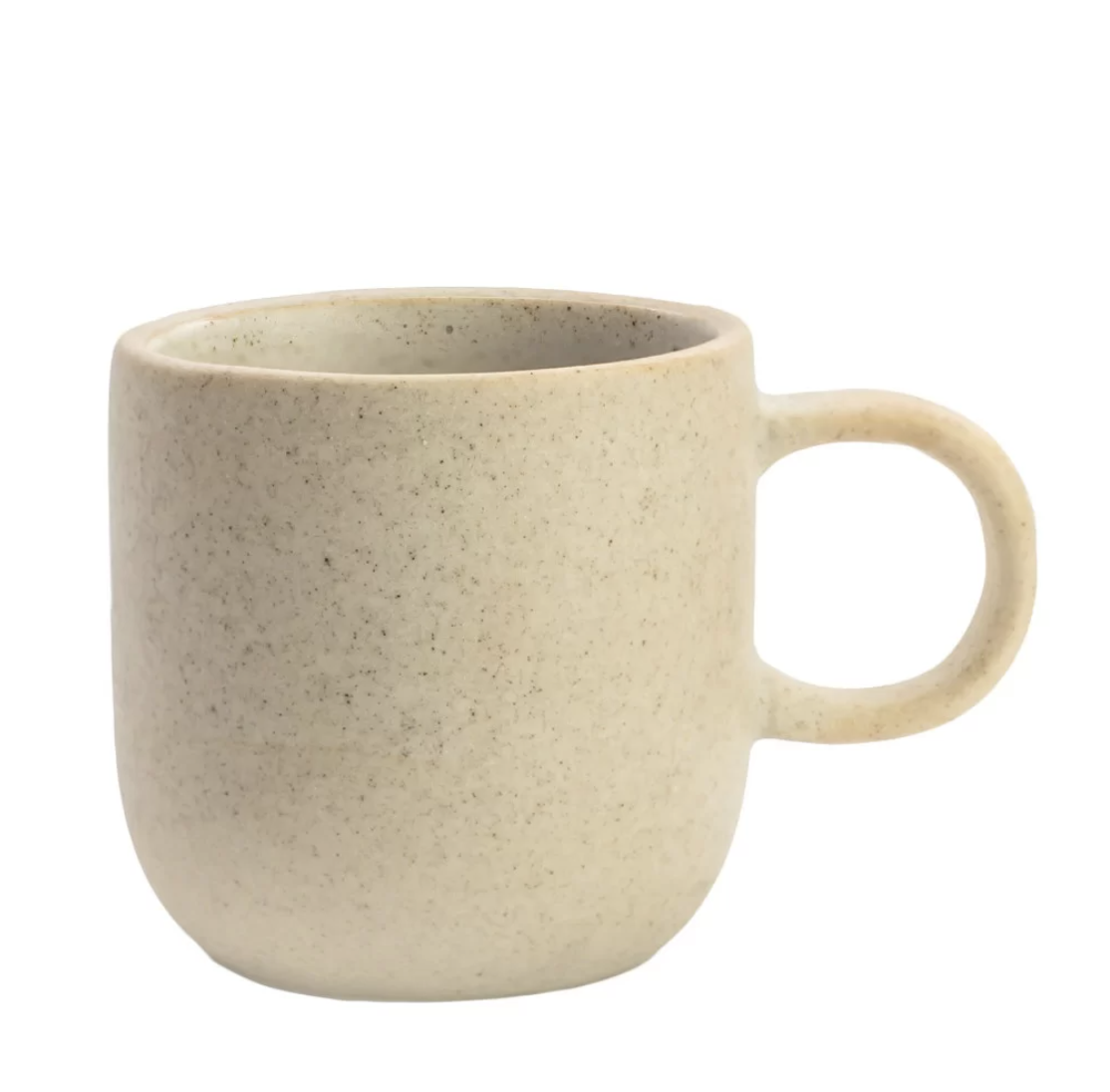 kubek beżowy do espresso porcelanowy