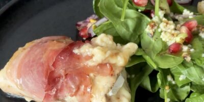 roladki z indyka z camembertem i zurawina