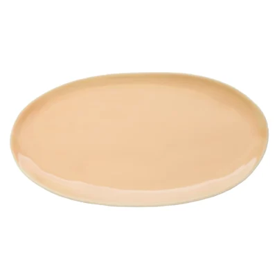 OWALNY POMARAŃCZOWY TALERZ DO SERWOWANIA ETER 26 cm