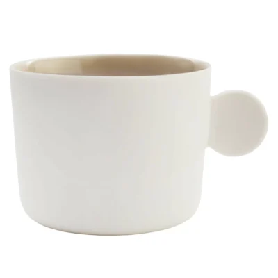 MINIMALISTYCZNA FILIŻANKA DO KAWY ETER BEŻOWA 150ml
