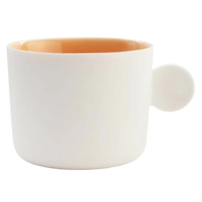 MINIMALISTYCZNA FILIŻANKA DO KAWY ETER POMARAŃCZOWA 150ml