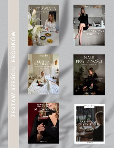 PAKIET 6 E-BOOKÓW KULINARNYCH