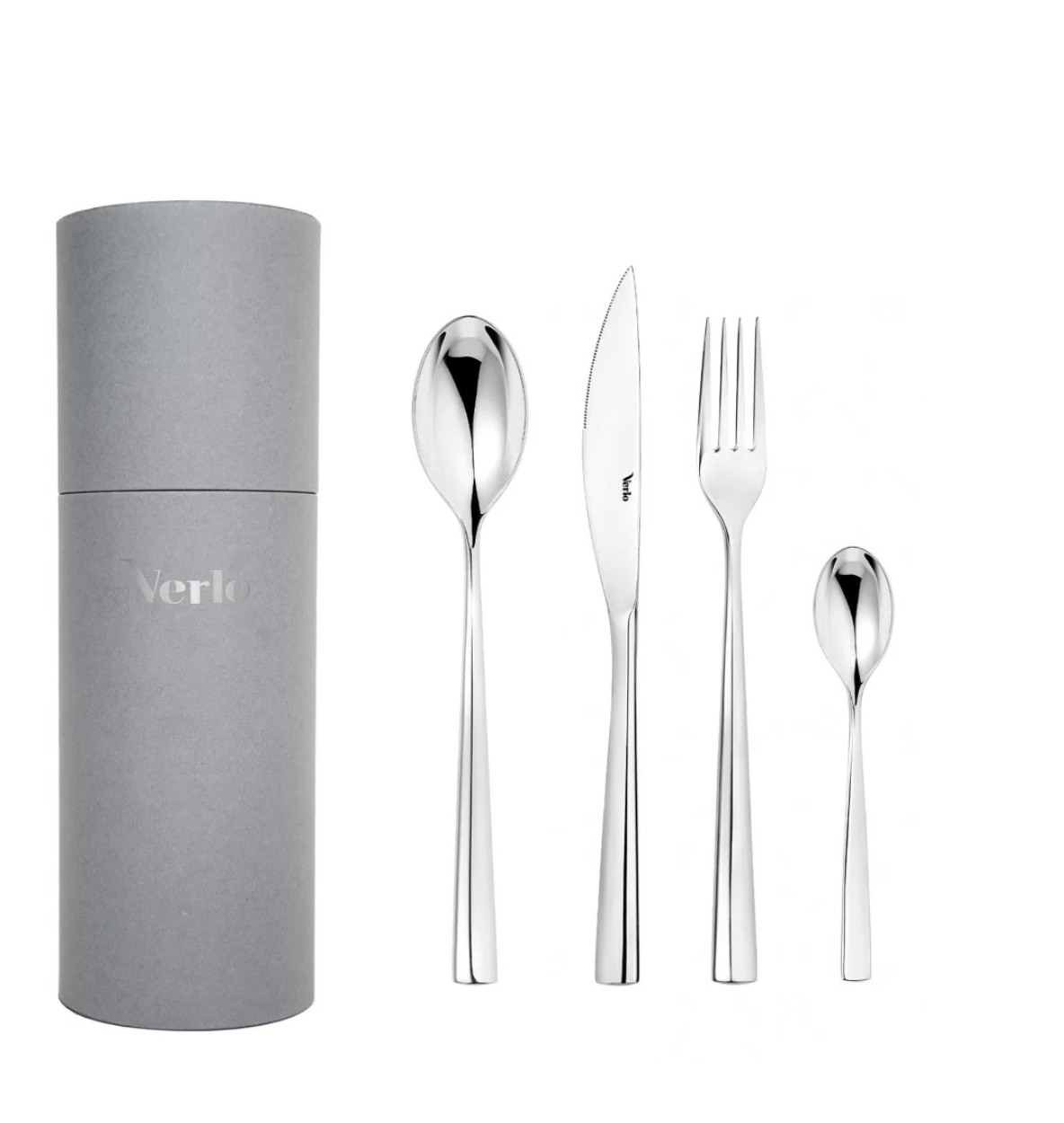 komplet srebrnych sztućcy verlo aglia