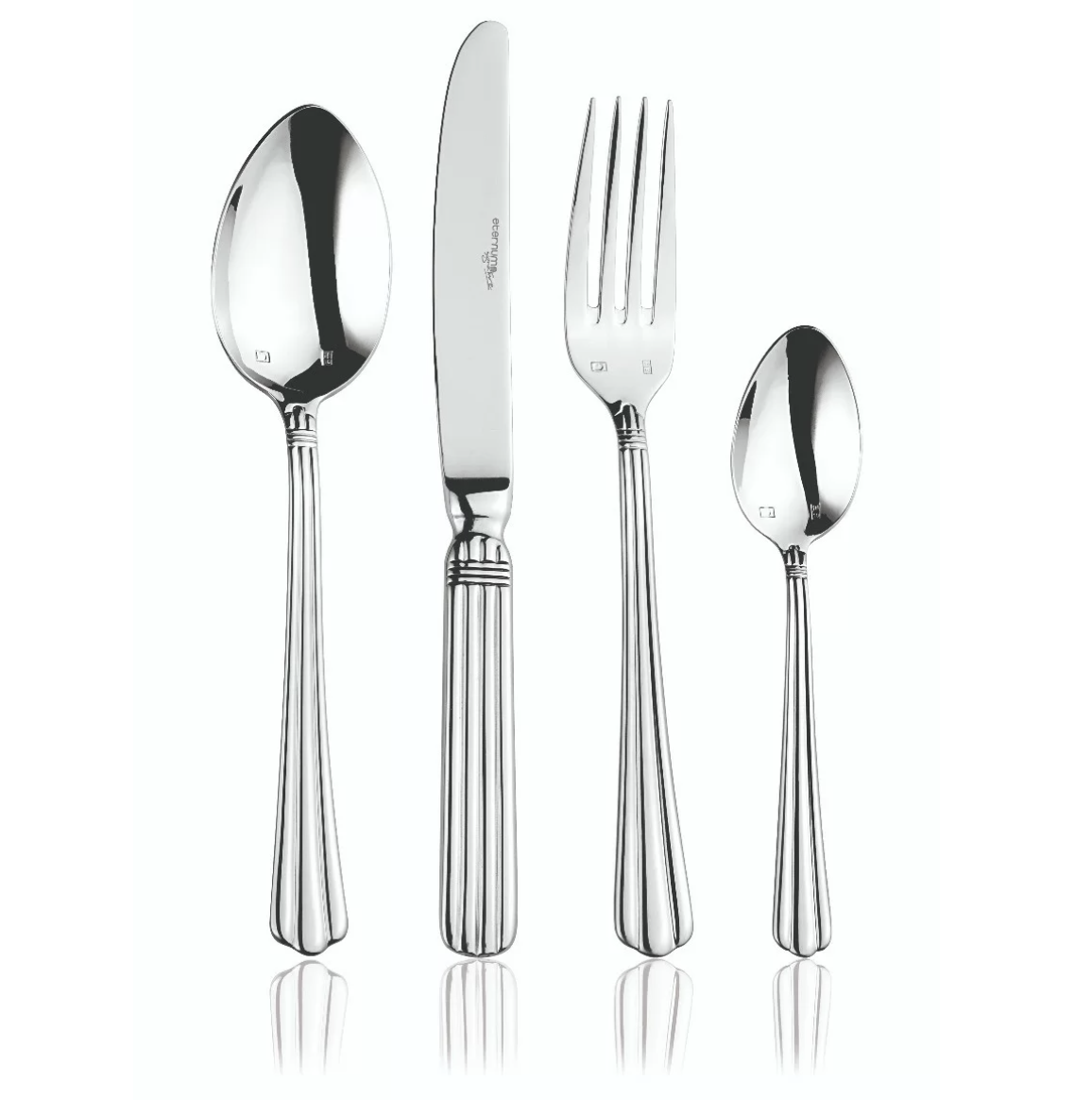 BYBLOS ETERNUM ZESTAW ELEGANCKICH SREBRNYCH SZTUĆCY